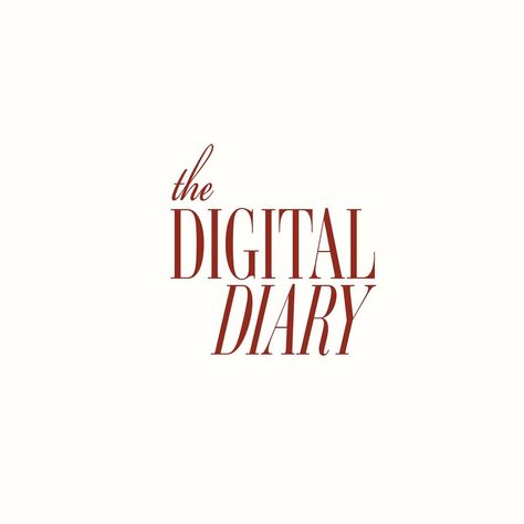 We welcome a brand new chapter for our marketing agency, reintroducing us as ‘The Digital Diary’. We have been working hard on this and are so excited to share it with all of you. As we navigate this industry it was important for us to create something that felt authentic to us and our brand values. The name The Digital Diary narrates the story we want to tell to our audience and clients. We want to always be transparent with our audience to feel as though they are apart of this experience... Digital Book Design, Lifestyle Blog Aesthetic, Cute Brand Names, Blog Aesthetic Layout, This Or That Instagram Story, Newsletter Aesthetic, Digital Diary Instagram, Email Aesthetic, Mail Aesthetic