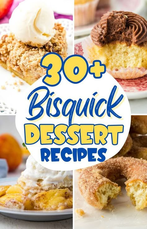 Bisquick Desserts Easy, Bisquick Dessert Recipes, Bisquick Cake, Bisquick Desserts, Recipes Using Bisquick, Bisquick Inspired Recipes, Bisquick Recipes Dinner, Bisquick Recipes Breakfast, Bisquick Mix Recipe