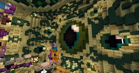 Portal Room Minecraft, End Portal Room, End Portal Minecraft, Minecraft End Portal, Portal Room, Minecraft Temple, Minecraft Portal, Mc Build Ideas, Brookhaven Codes