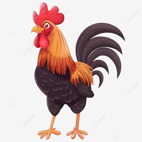 illustration of cute rooster cartoon Rooster Cartoon Character Design, Rooster Cartoon, Transparent Illustration, Rooster Illustration, Cartoon Rooster, Vector Character Design, Transparent Image, Vector Character, Cartoon Character Design