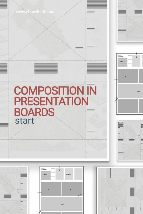 As architects, one of our main tasks is to communicate ideas. Wether it is through images or text, we need to tell the world what we think space should look like. And we all now that a Presentation Board is one of the most effective ways of communicating ideas. A0 Sheet Composition Architecture, Collage Presentation Board, Graphic Design Presentation Board, Architect Presentation Board, A0 Presentation Board Architecture, Architecture Design Presentation Sheets, Architecture Sheet Template, Architectural Sheet Presentation Layout, Architecture Boards Presentation Layout