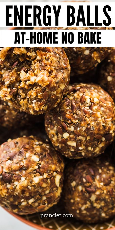 Energy Balls Flax And Chia Seed Recipes Energy Bites, Protein Snack Balls Healthy No Bake, High Protein Balls No Bake, Power Bars Recipe Protein Energy Balls, Health Balls No Bake, Protein Chia Balls, No Bake Energy Bites Healthy, Energy Balls With Flax Seed And Chia, Protein Energy Balls Healthy Chia Seeds