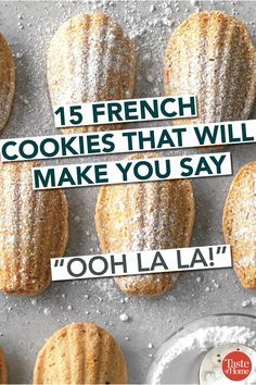 French Deserts Easy, French Recipes Authentic Desserts, French Pastries Patisserie, French Cookie Recipes, French Cookies Recipes, French Patisserie Recipes, French Baking Recipes, French Christmas Cookies, French Biscuits