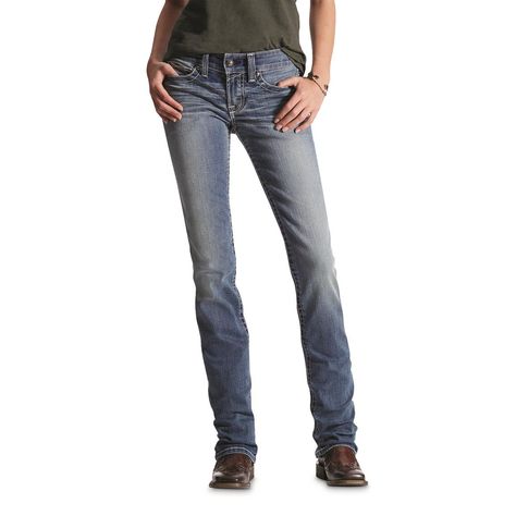 Ariat Women's R.E.A.L. Straight Icon Jeans - 707160, Jeans, Pants & Shorts at Sportsman's Guide Business Casual Jeans Women, Fashion Over 70, Business Casual Jeans, Jean Styles, Boots And Jeans, Devin Booker, Older Women Fashion, Womens Jeans, My Clothes