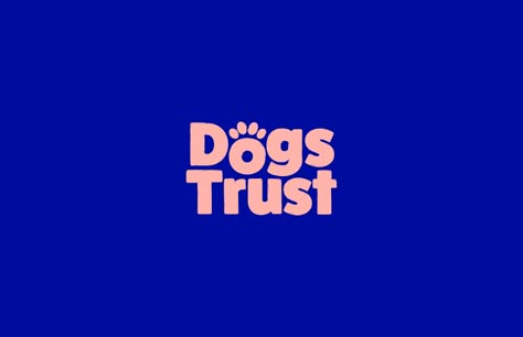 Dogs Trust on Behance Pet Food Packaging, Pet Branding, Dog Logo Design, Paw Logo, Pet Logo, Dogs Trust, Logo Animal, Dog Business, Hotel Logo