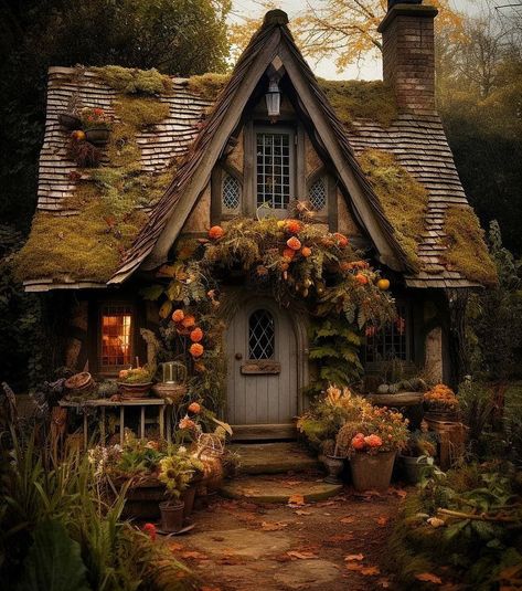 Witches Cottage Interior, Architecture Reference, Witches Cottage, Cottage Core House, Witchy House, Home Designing, Fall Cottage, Cabin Rustic, Fairytale House