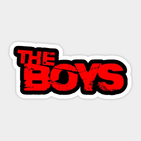 The Boys - The Boys - Sticker | TeePublic Journal Stickers Cute, Pc Stickers, Senior Year Scrapbook, Bike Logos Design, Cool Laptop Stickers, Stickers Soft, Stickers For Business, Boyfriend Scrapbook, Superhero Stickers