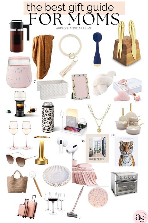 Here are the best gift guides for moms! Your mom will love receiving these presents on Christmas, her birthday, or Mother's Day Goft Ideas, Mom Gift Guide, Gift Inspo, 30th Birthday Gifts, Presents For Mom, Great Gift Ideas, 30 Gifts, Jar Gifts, Mothersday Gifts