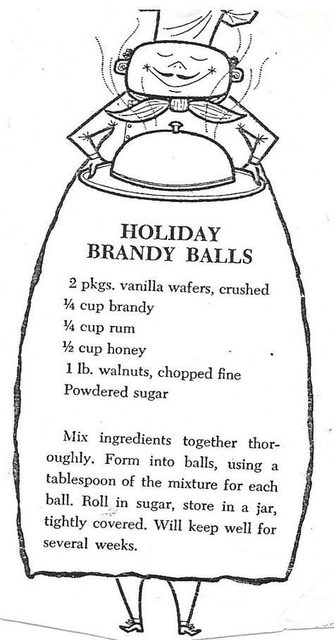 Brandy Balls Recipes, Brandy Balls, Vintage Christmas Cookies, Pumpkin Pie Crunch, Edible Holiday Gifts, New Beginings, Pizzelle Recipe, Witch Recipes, Truffle Cookies