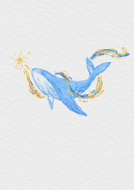 Whale Art Aesthetic, How To Draw Whale, Whale Cute Drawing, How To Draw A Whale, Bts Whale Tattoo, Whale Illustration Cute, Drawing A Whale, Cute Whale Drawing, Blue Whale Tattoo