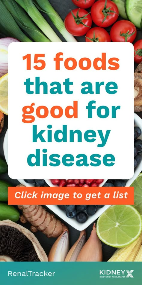 Kidney Diet Food Lists, Foods Good For Kidneys, Ckd Diet, Renal Recipes, Kidney Healthy Foods, Food For Kidney Health, Kidney Diet Recipes, Ckd Recipes, Kidney Friendly Recipes Renal Diet