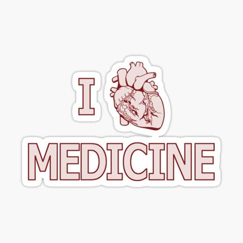 Anatomical Stickers | Redbubble Med Student Aesthetic, Heart Medicine, Medical School Quotes, Love Medicine, Doctor Quotes Medical, Doctor Stickers, Medical Stickers, Doctor Quotes, Medical Quotes