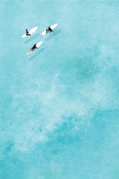 Summer Watercolor Paintings, Water Top View, Surfing Painting, Surfing Poster, Nice Painting, Surfer Art, Surf Painting, Ocean Illustration, Sea Watercolor