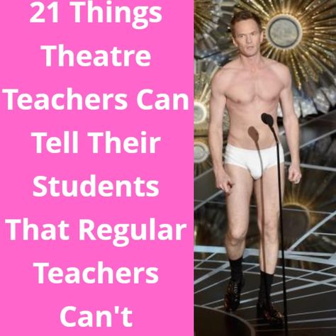 Theatre Teacher Gifts, Theatre Teacher Outfits, Theater Teacher Aesthetic, College Social Media, Theater Teacher, Drama Teacher Gifts, Theatre Teacher, Musical Theatre Humor, Theater Types