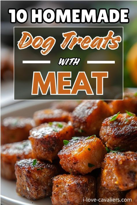 Searching for healthy homemade dog treats with meat? Our guide features 10 DIY recipes that are both nutritious and delicious! With just 3 or 4 ingredients like fresh chicken, tuna, beef, or turkey, these treats are perfect for keeping your dog happy and healthy. Click to learn how to make these tasty meat-based dog treats at home! How To Make Rawhide Dog Chews, Soft Dog Treats Homemade Meat, Homemade Dog Jerky Treats, Soft Dog Treats For Senior Dogs, Venison Dog Treats, Raw Chicken For Dogs, Beef Heart Dog Treats, Homemade Meat Dog Treats, High Calorie Dog Treats