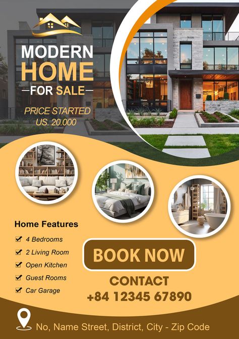 PSD Real Estate Poster Flyer Design Template#pikbest##Templates Flyer And Poster Design Template, Real State Graphic Design Poster, Construction Design Poster, Business Flyer Design Creative, Indesign Work, Services Poster Design, Real Estate Poster Design, Real Estate Graphic Design, Real Estate Posters