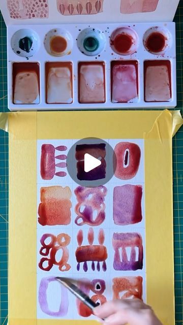 Freestyle Watercolour Painting, Watercolour Swatches, Watercolour Tutorial, Loose Watercolour, Loose Watercolor, Art Process, Watercolor Tutorials, November 9, Watercolour Tutorials