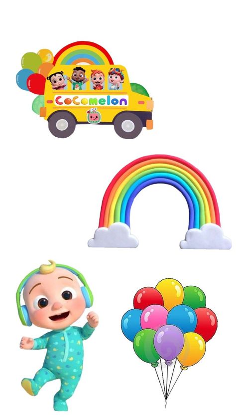 Cocomelon Theme Printables, Cocomelon Cake Stickers, Cocomelon Cake Topper Printable 2nd Birthday, Cocomelon Topper Printable, Coco Melon Cake Ideas, Cocomelon Cake Topper Printable, Coco Melon Cake Topper, Cocomelon Images, Cocomelon Cake Design