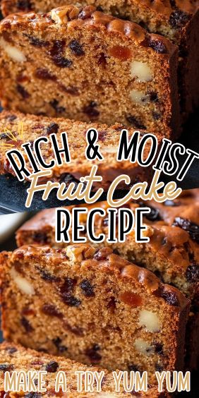 Rich & Moist Fruit Cake Recipe Applesauce Fruit Cake Recipe, Moist Christmas Fruit Cake, Nigerian Fruit Cake Recipe, Rich Fruit Cake Recipe, Small Fruit Cake Recipe, Pumpkin Fruit Cake Recipe, Best Moist Christmas Fruit Cake, Irish Fruit Cake, Homemade Fruitcake Recipe