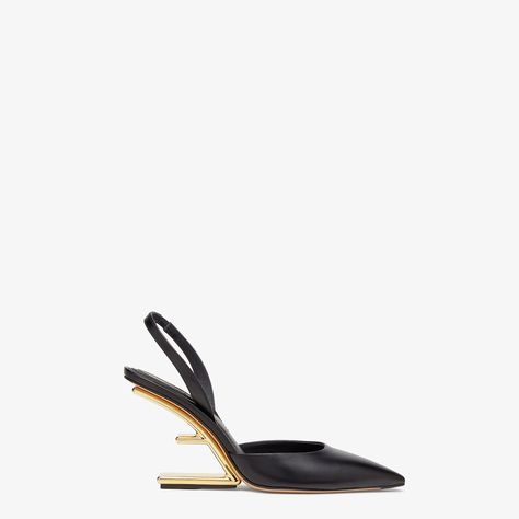 Fendi Heels, Versace Fendi, Fendi First, Fendi Logo Design, Adidas Model, Fendi Store, Fendi Logo, Shield Sunglasses, Slingback Shoes