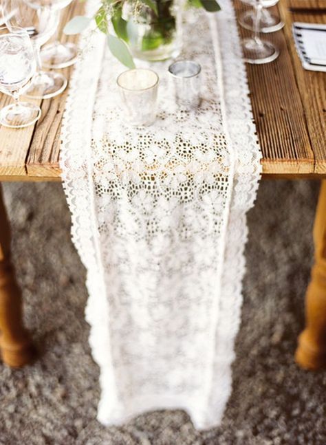 Lace Table Runner Wedding, Erich Mcvey, Lace Table Runner, Lace Runner, Lace Table Runners, Table Runners Wedding, Lace Table, Wedding Rustic, Oregon Wedding