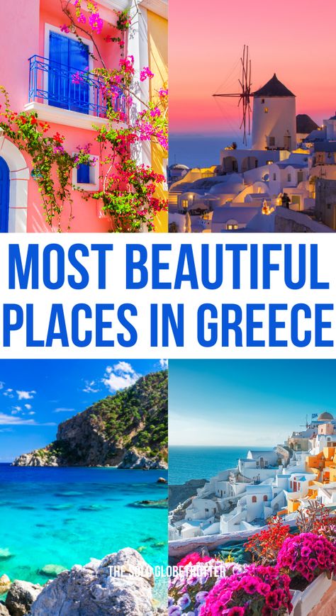 35 Most Beautiful Places in Greece For an Ultimate Bucket List. Whether you are looking for the best places to visit in Greece for your next trip or want some Greece travel inspiration for adding to your travel bucket list, I got you covered. Hop in with me with your cuppa to discover gorgeous Greece, also one of the world’s top destinations among the romantics.

I have categorized the post into sections – cities and towns, beautiful Greek Islands, and fairytale villages in Greece Best Greece Vacation, Bucket List Greece, Best Places To Travel In Greece, Best Places To Go In Greece, Grece Travel, Greece Places To Visit, Trips To Greece, Travel In Greece, Best Places In Greece