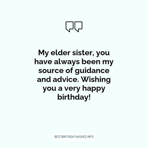 Your elder sister has been a source of strength and support throughout your life. On her birthday, make sure to let her know how much she means to you... | # #BirthdayWishes Check more at https://www.ehindijokes.com/birthday-wishes-for-elder-sister-2/ Elder Sister Birthday Quotes Meaningful, Happy Birthday Elder Sister Quotes, Elder Sister Quotes Meaningful, Birthday Wishes For Elder Sister, Happy Birthday Elder Sister, Happy Birthday Quotes For Sister, Motivational Collage, Unique Birthday Wishes, Sister's Birthday