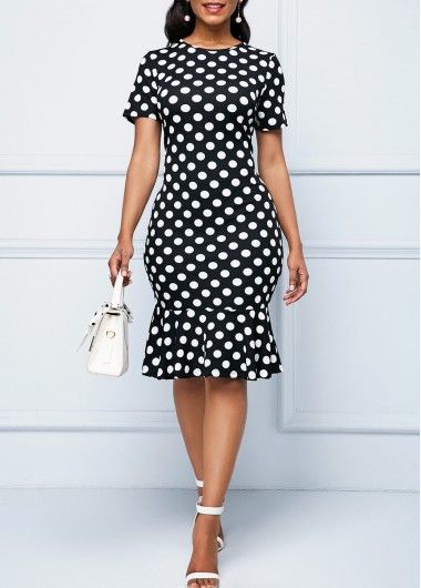 Dotted Dress Outfit, Sheath Dress Outfit, Party Dresses Casual, African Dresses For Kids, Women Fashion Dress, Office Dresses For Women, Dresses Club, Club Party Dresses, Spandex Dress