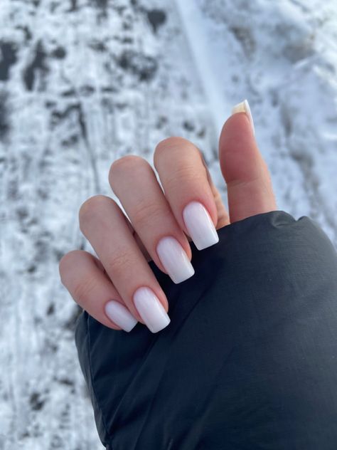 Маникюр Simple Gel Nails, Basic Nails, Blush Nails, Casual Nails, Xmas Nails, Classy Nails, Square Nails, Nails Inspo, Trendy Nails