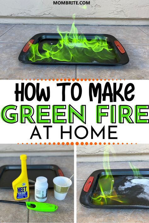 Cool At Home Science Experiments, Kids Experiments At Home, Quests Ideas, Star Experiment, Elementary School Science Fair Projects, Toddler Science, Boys Crafts, Campfire Fun, Green Flames