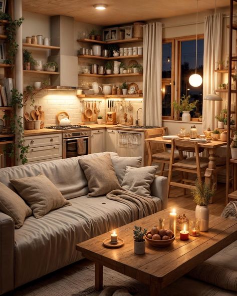 Flat Interior Design, Earthy Living Room, Dream Apartment Decor, Cosy Living Room, Flat Interior, Small Apartment Living, Decor Home Living Room, Apartment Inspiration, Cozy Apartment