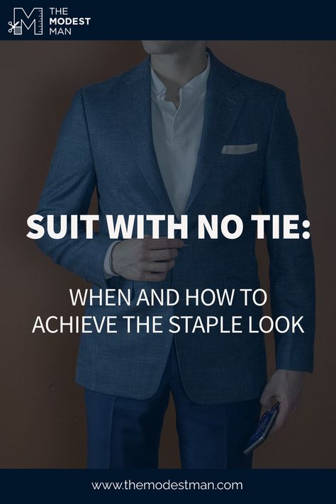 Wearing a suit without a tie can be a stylish and comfortable choice for various occasions, from business casual to cocktail events. To nail the look, focus on the fit of your shirt, the type of collar, and the specific event. Whether it's a wedding, party, or a relaxed office setting, going tieless can offer a sleek and modern appearance.

Curious about how to perfect this look? Read our full guide and share your tieless suit tips in the comments! Suits Men No Tie, Suits Without Ties, Suit With No Tie, Suit No Tie, Suit Without Tie, Suit Fit Guide, Fashion Tips For Men, Suits Men Business, Where To Buy Clothes