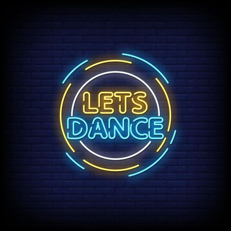 Dance Neon Sign, Text Advertising, Dance Studio Design, Dance Logo, Dance Wallpaper, Neon Quotes, Neon Words, Custom Neon Lights, App Pictures