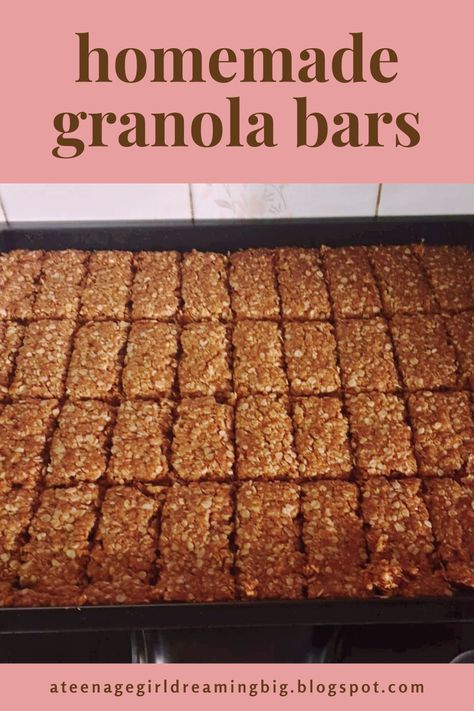 Granola Bar Organization, Homemade Granola Bars, Homemade Granola, Granola Bars, Hi Guys, Easy Recipe, Granola, My Mom, Welcome Back