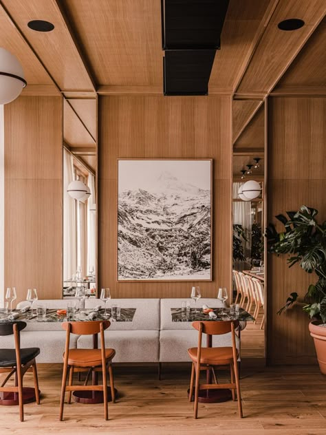 the cōmodo Bad Gastein by weStudio | Hotel interiors Zen Architecture, Mid Modern Century, Alpine Hotel, Hotel Mountain, Deer Valley Utah, Office Lighting Design, Rose Hotel, Seaside Restaurant, Wheaton College