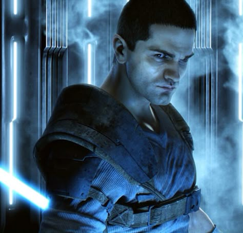 Galen marek Galen Marek Art, Swtor Characters, Lord Starkiller, Starkiller Galen Marek, Galen Marek, Star Killer, Star Wars The Force Unleashed, Sam Witwer, Force Unleashed