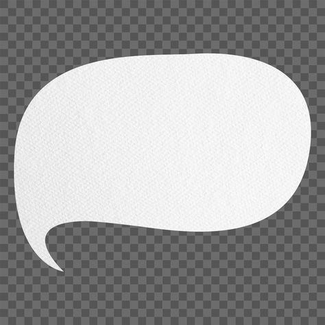 White paper craft textured speech bubble design element | premium image by rawpixel.com / Sasi White Paper Craft, Speech Bubble Png, Speech Bubble Design, Dialogue Bubble, Bubble Speech, Talk Bubble, Thought Bubble, Bubble Paper, Text Bubble