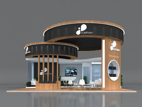 Round Exhibition Booth, Furniture Exhibition, Event Booth Design, Exhibition Stall Design, Stall Design, Exhibition Stall, Kiosk Design, Architecture Design Drawing, Stall Designs