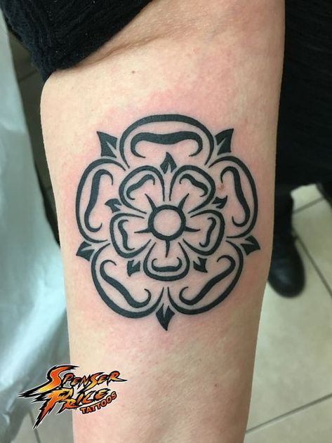 (20+) Here is a Yorkshire Rose walk-in version... - Ain't That Art Tattoos | Facebook Yorkshire Rose Tattoo, Yorkshire Rose, Knight Tattoo, Rose Tattoo Design, Art Tattoos, First Tattoo, Rose Tattoo, Tattoos Ideas, Looking Forward