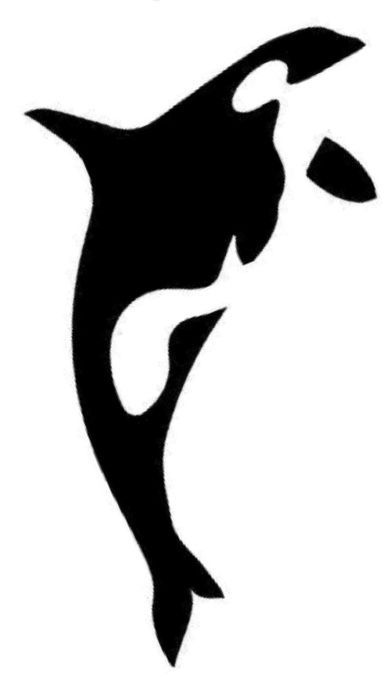 Shark Sillouhette, Orca Silhouette, Animal Silhouette Stencil, Silhouettes Art, Shark Silhouette, Scroll Saw Patterns Free, Animal Stencil, Silhouette Template, Fish Drawings