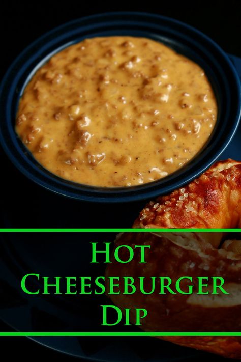 Cheeseburger Dip Recipe, Football Dishes, Crockpot Cheeseburger, Chicken Florentine Casserole, Bacon Cheeseburger Dip, Hummus Sauce, Dip For Potato Chips, Cheeseburger Dip, Dip For Tortilla Chips