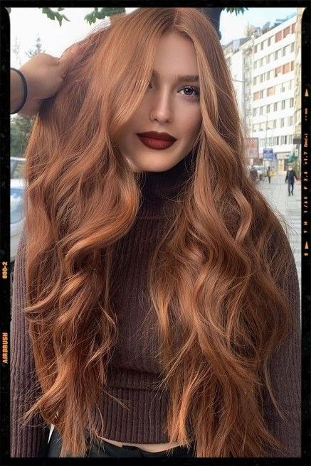 Amber Hair Color, Fashion Editorial Poses, Amber Hair Colors, Apricot Hair, Editorial Poses, Light Auburn Hair, Copper Blonde Hair, Amber Hair, Korean Hair Color