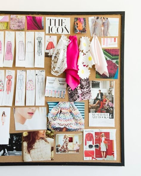 Rachel Parcell Pink Peonies, Fashion Design Inspiration Board, Fashion Design Inspiration, Design Studio Workspace, Design Studio Office, Fashion Designer Studio, Desain Editorial, Rachel Parcell, Fashion Design Sketchbook