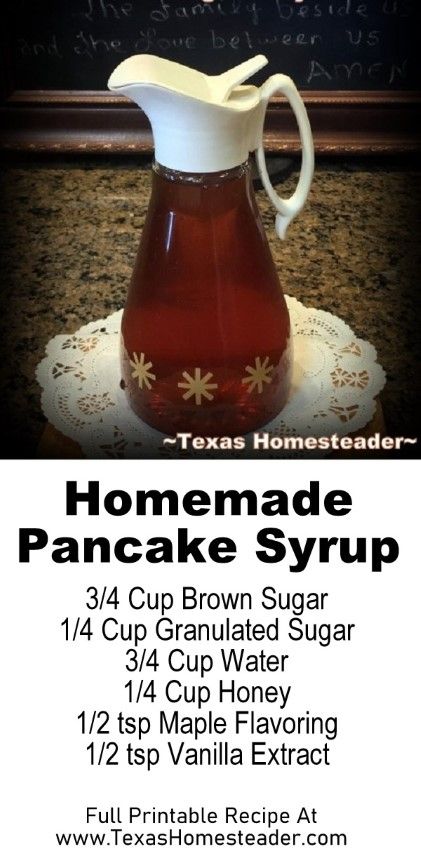 Homemade Pancake Syrup, Pancake Syrup Recipe, Homemade Sauce Recipes, Homemade Pantry, Syrup Bottle, Homemade Condiments, Pancake Syrup, Homemade Syrup, Homemade Pancakes