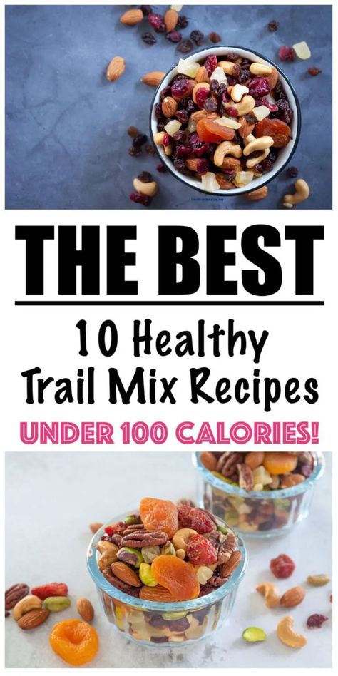 Recipes Under 100 Calories, Homemade Trail Mix Recipes, Healthy Trail Mix Recipes, Low Calorie High Protein Snacks, Healthy Low Calorie Dinner, Healthy Trail Mix, Free Popcorn, Trail Mix Recipes, Homemade Trail Mix