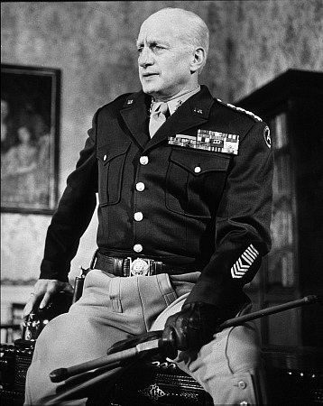 General George S. Patton, Jr.	(George C. Scott), Patton (1970) General Patton, George C Scott, George S Patton, George Patton, Film Posters Vintage, We Movie, Hollywood Actors, Vintage Film, Music Hall