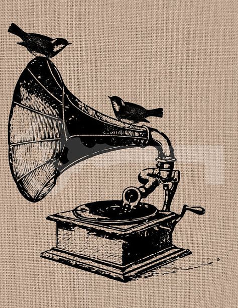 Gramophone Tattoo, Micron Pen Art, Traditional Tattoo Sleeve, Hand Carved Stamps, Doodle Tattoo, Old School Tattoo Designs, Disney Tattoo, Tattoo Project, Diy Tattoo