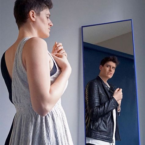 Gender fluidity: What it means, and how to support a loved one who identifies as fluid or non-binary | BURO. Nonbinary Fashion, Gender Fluidity, Teaching Tolerance, Fluid Fashion, Health Literacy, Gender Fluid Fashion, Gender Norms, Clinical Psychology, Gender Fluid