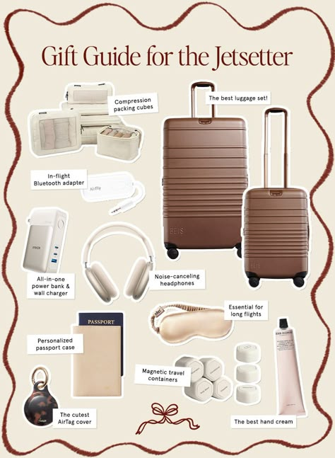 I’ve curated 11 of the best gifts for the person who loves to travel. From top travel gadgets to life-saving packing essentials, this list is perfect for the jetsetter in your life! For more gift ideas and holiday decor essentials, sure to check out my Amazon Storefront and my LTK. Tap to shop! Traveler Gift Ideas, Passion Project Ideas, Homebody Gifts, Men Gifts Ideas, Travel Gift Basket, Gifts For The Traveler, Airport Chic, Xmas Gift Guide, Gift Guide Christmas