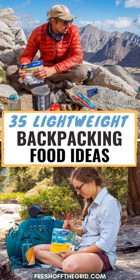 Trail Food Backpacking, Backpack Camping Meals Hiking Food, Pct Trail Backpacking Meals, Backpacking Food Ideas Meal Planning, 3 Day Backpacking Food, Trail Snacks Hiking, Snacks For Hunting Trip, Thru Hiking Food, Backpacking Snack Ideas